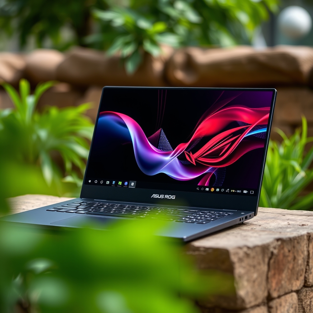 découvrez l'asus rog zephyrus duo, un ordinateur portable gaming premium équipé d'un double écran pour une productivité 