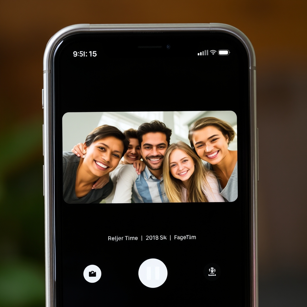 FaceTime appel de groupe sur iOS 12