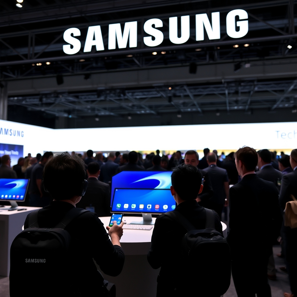 MWC 2017 : produits amusants introduits dans conférence Samsung
